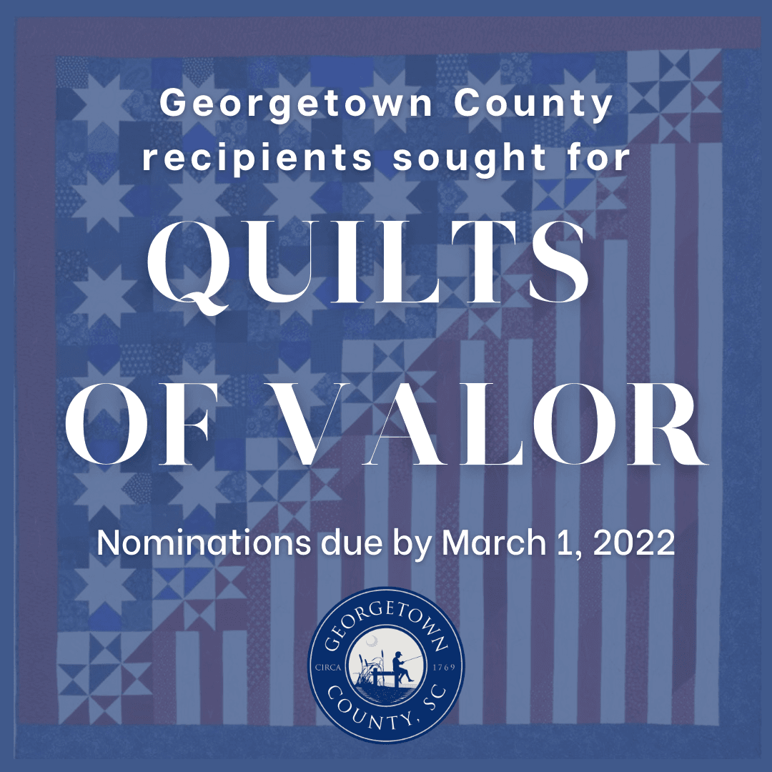 Red, white and blue quilt