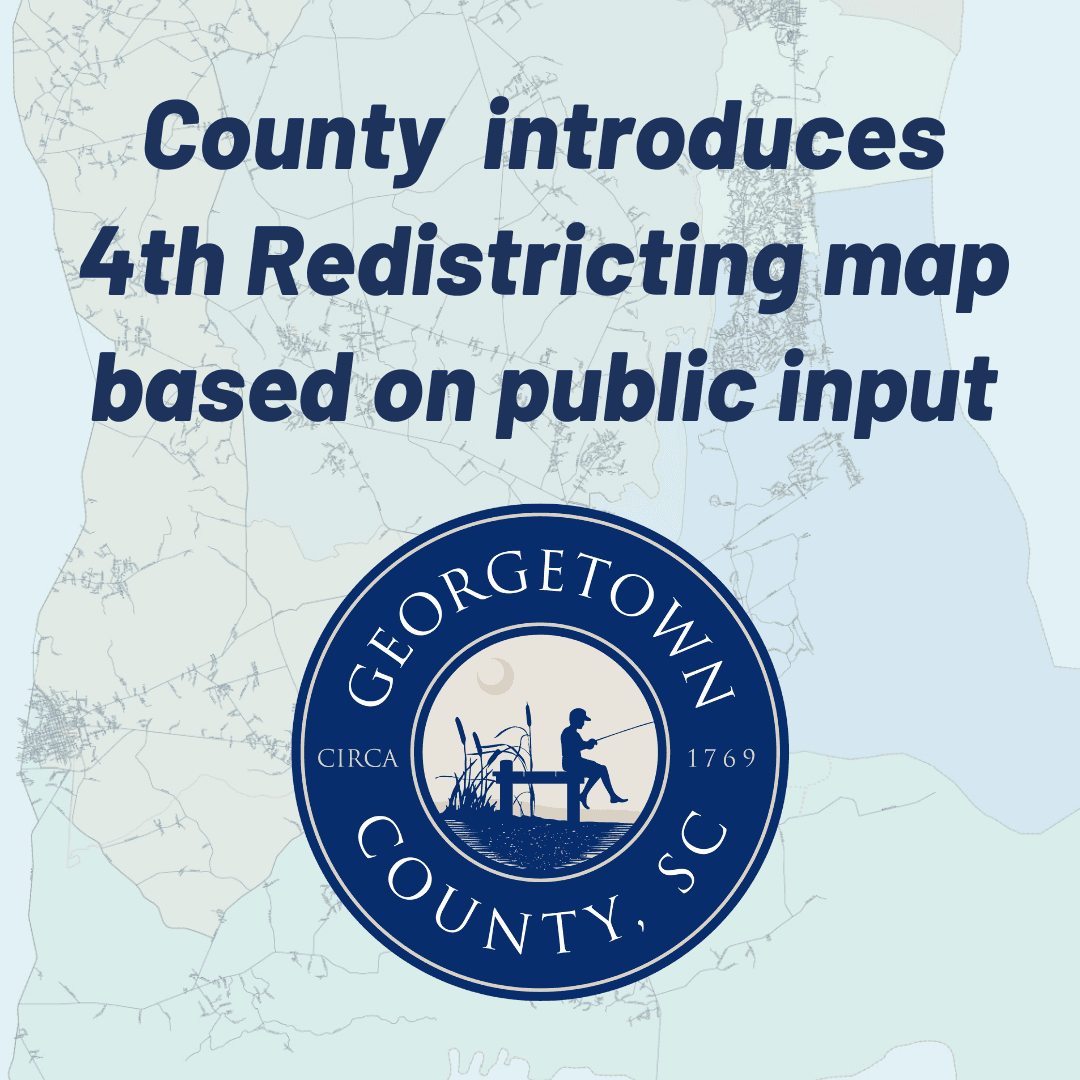 Image of map with county logo overlaid on top