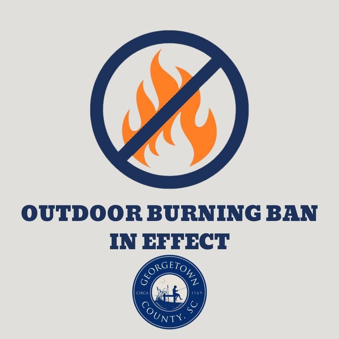 No Burning symbol with county logo underneath
