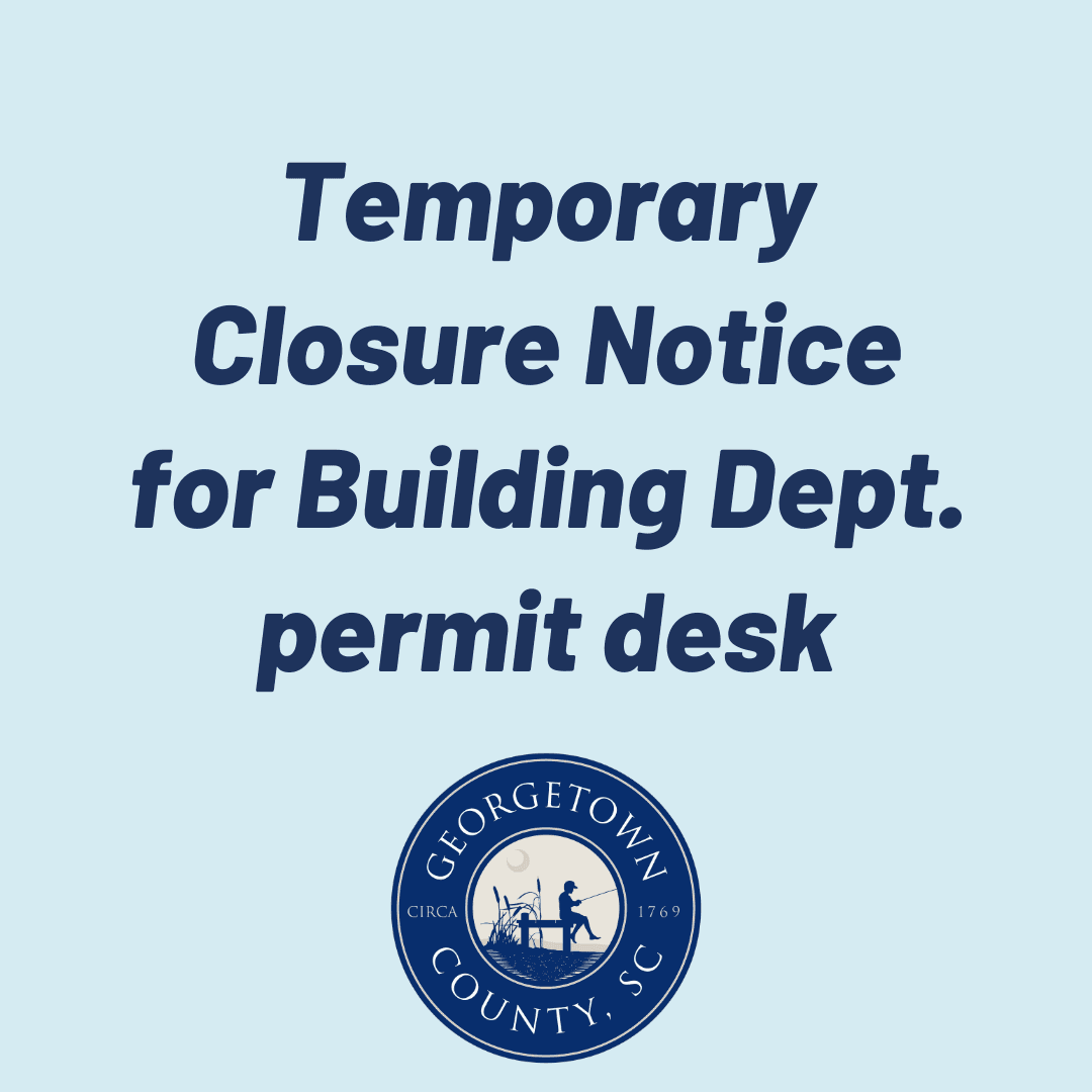 county logo on blue background