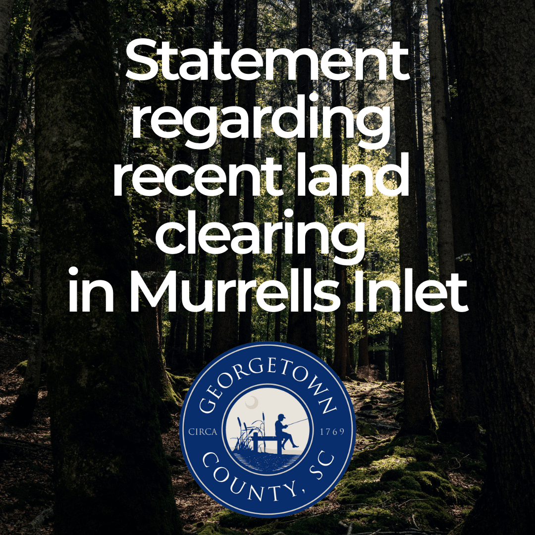 County logo over background image of forest