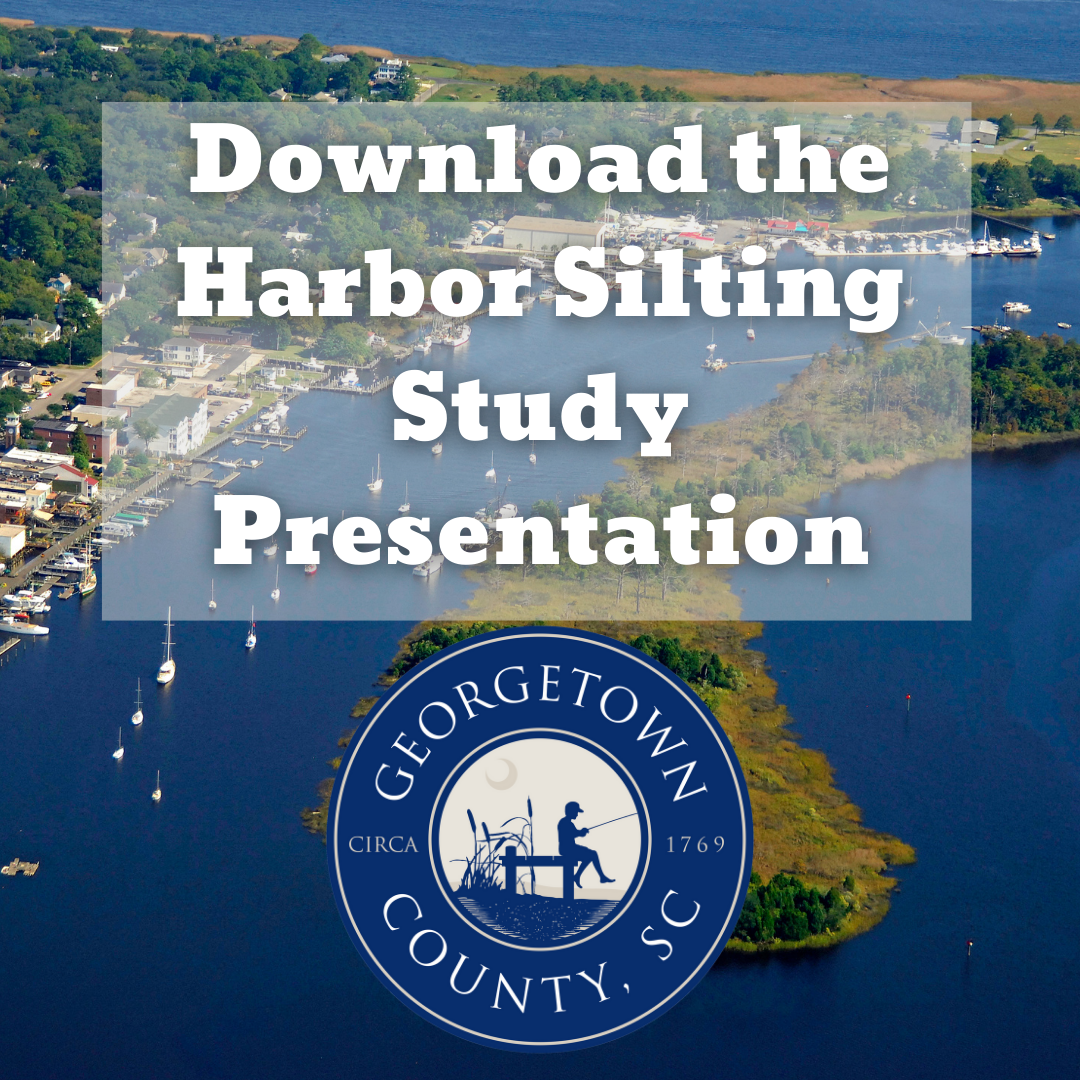 Picture of the port and county logo with text reading 