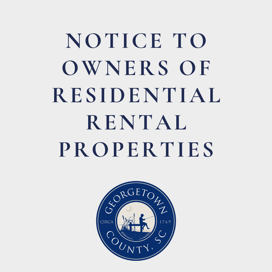 County logo on gray background with text of headline